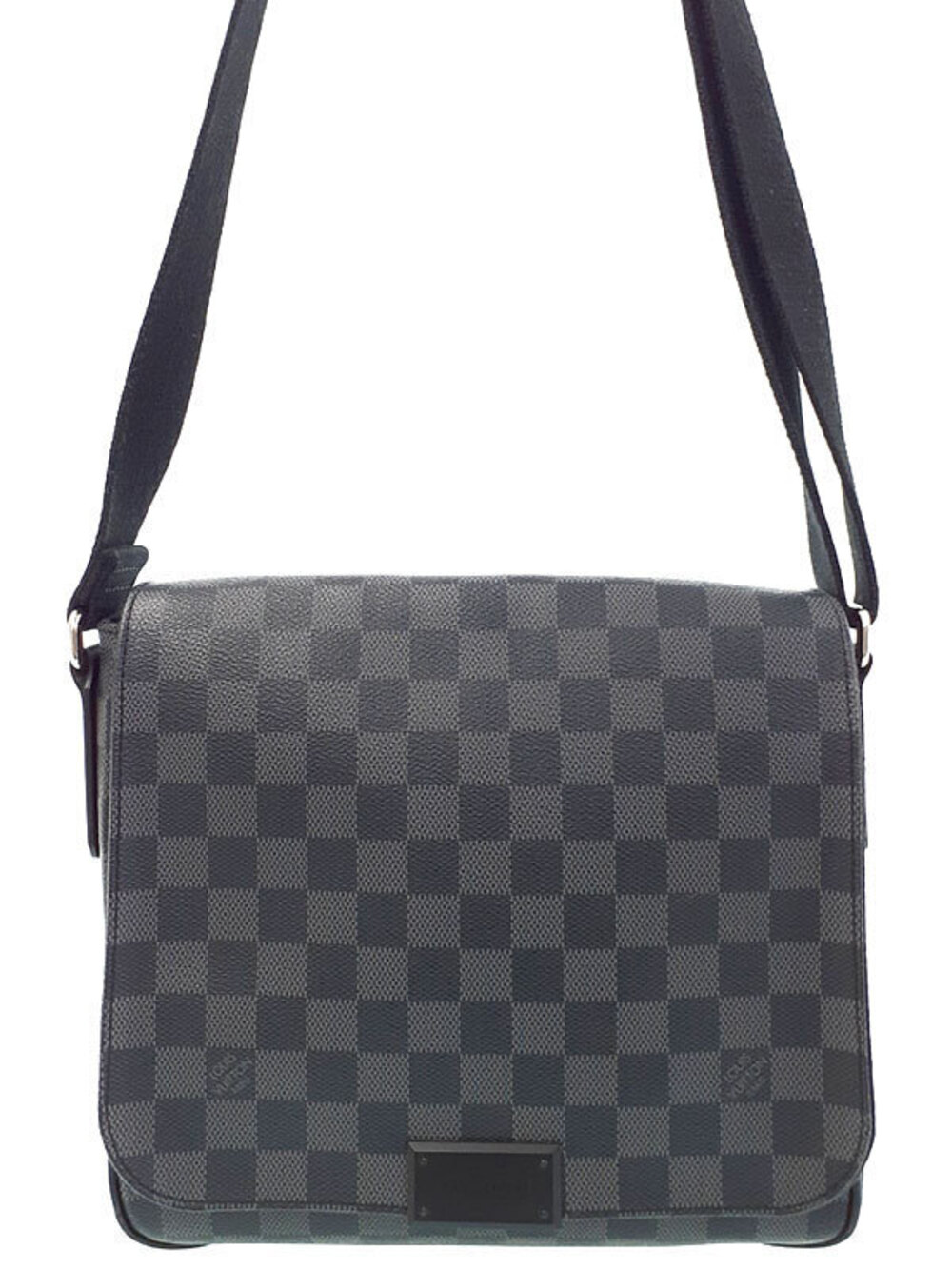 Louis Vuitton Damier Graphite Black District Shoulder Bag
